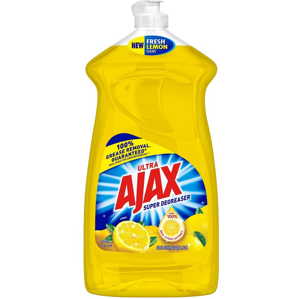 Ajax Dish Liquid Lemon - 52 Oz