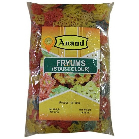 Case of 20 - Anand Fryums Star Colour - 400 Gm (14 Oz)