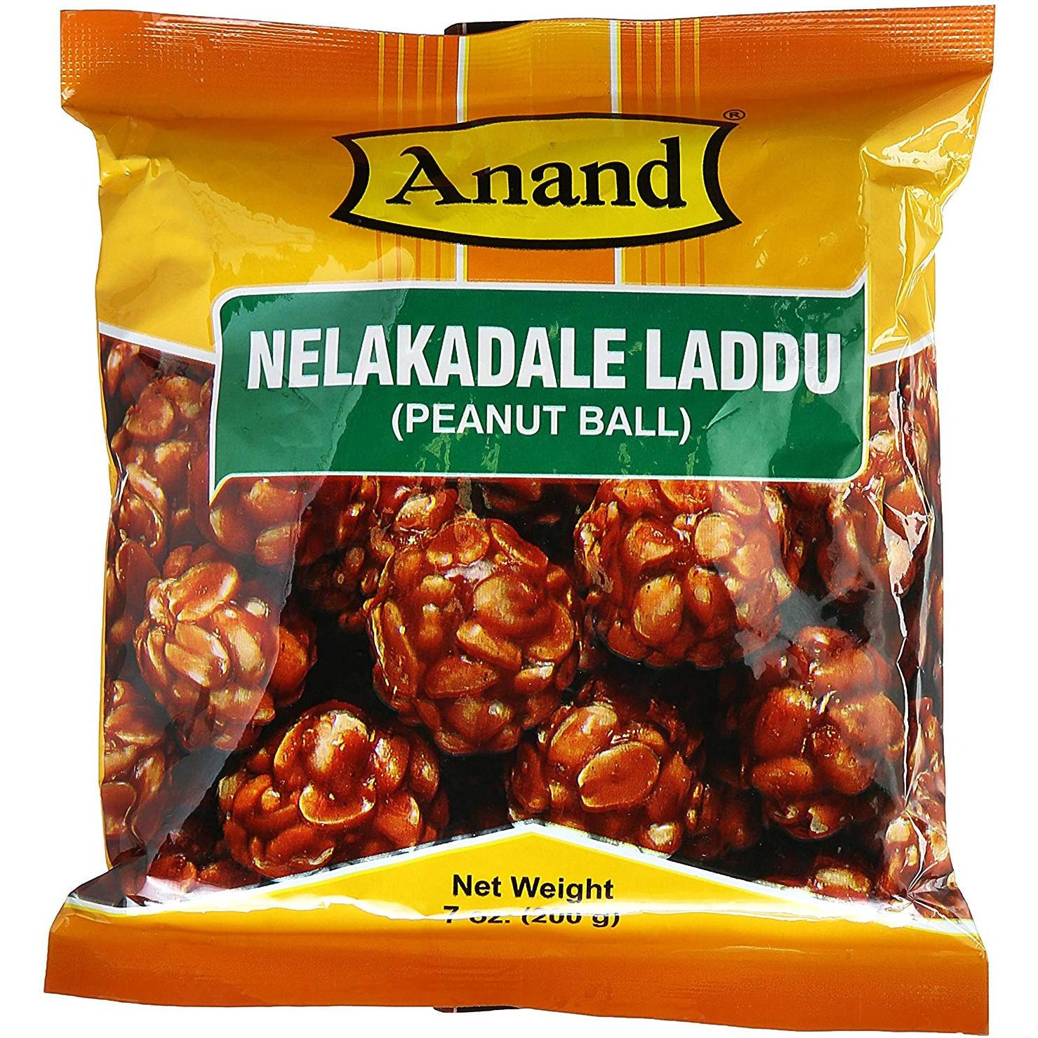 Case of 20 - Anand Nelakadale Laddu Peanut Ball - 200 Gm (7 Oz)