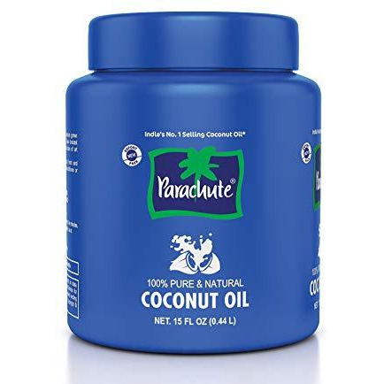 Parachute Coconut Oil Jar With Top Open - 15 Oz