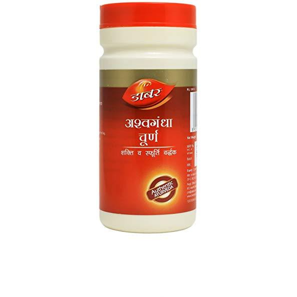 Case of 24 - Dabur Ashwagandha Churna - 100 Gm (3.5 Oz) [Fs]