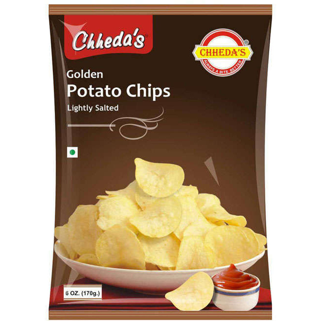Case of 10 - Chheda's Golden Potato Chips - 170 Gm (6 Oz)