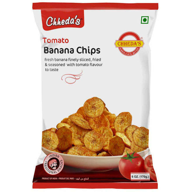 Chheda's Tomato Banana Chips - 180 Gm (6 Oz)