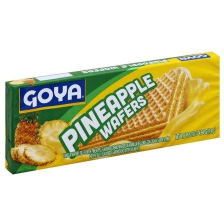 Case of 24 - Goya Pineapple Wafers - 140 Gm (4.94 Oz)