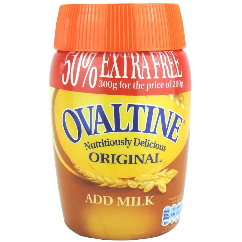 Case of 6 - Ovaltine Original Add Milk - 300 Gm (10 Oz)