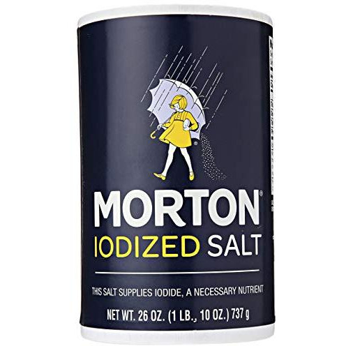 Morton Iodized Salt - 1 Lb (453 Gm)