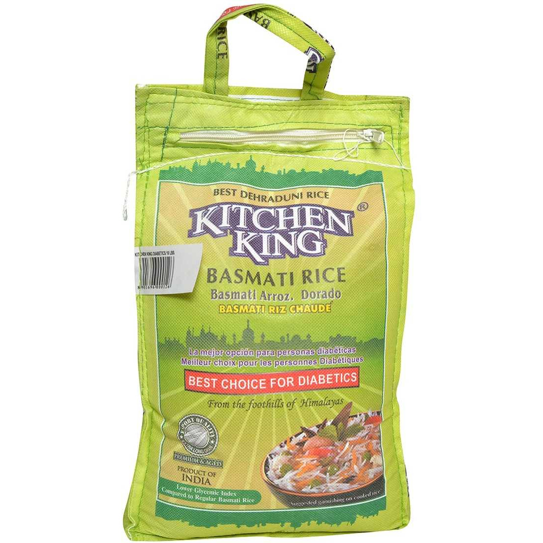 Buy Online Kitchen King Lower Gi Basmati Rice 10 Lb 4 54 Kg Zifiti Com