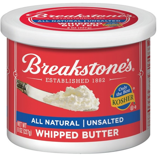 Breakstones Unsalted Whipped Butter - 8 Oz