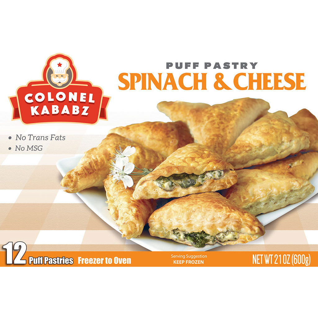 Colonel Kababz Spinach N Cheese - 21 Oz