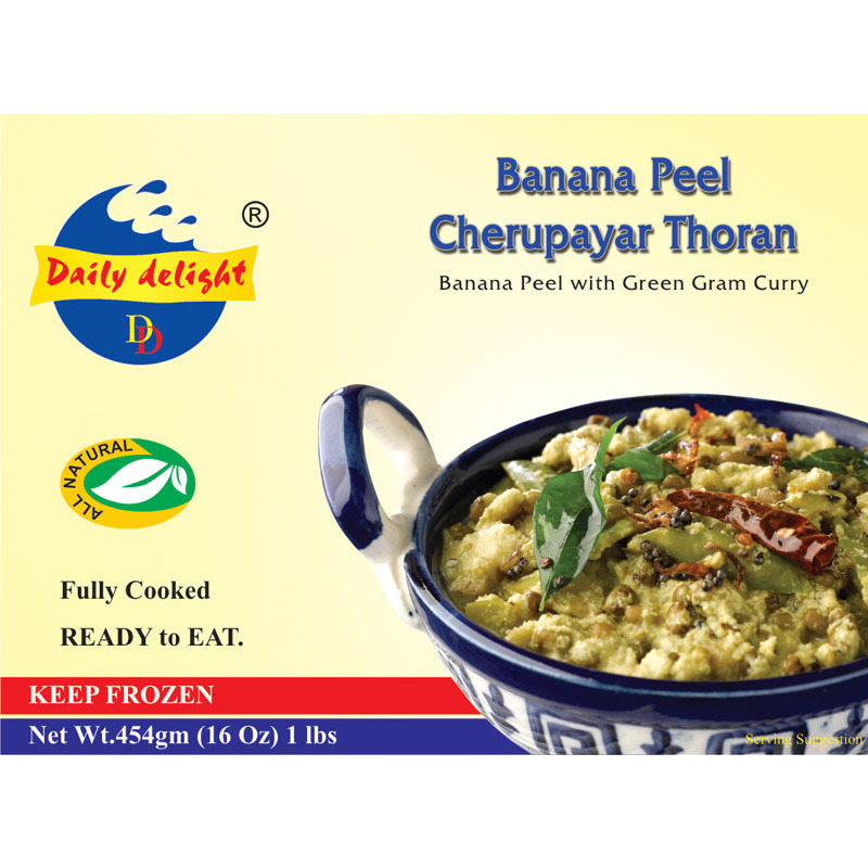 Dd Banana Peel Cherupayar Thoran - 16 Oz