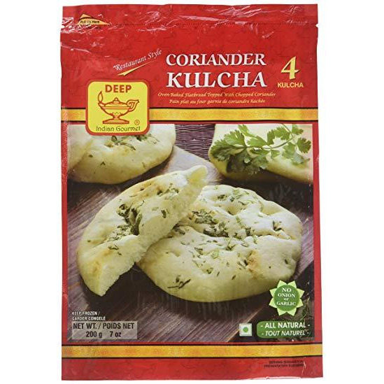 Deep Coriander Kulcha 4 Pc - 7 Oz (200 Gm)