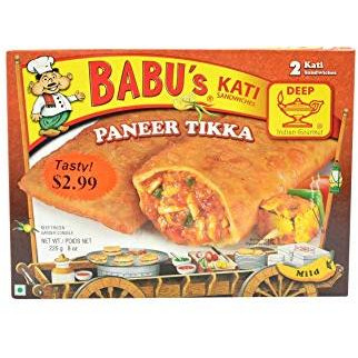 Deep Kati Roll Paneer Tikka - 7 Oz (200 Gm)