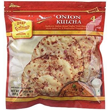 Deep Onion Kulcha 4 Pc - 13 Oz (368 Gm)