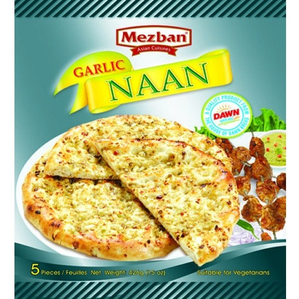 Mezban Garlic Naan - 15 Oz