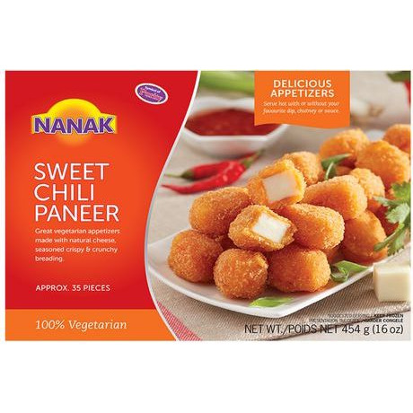 Nanak Sweet Chili Paneer 35 Pc - 16 Oz