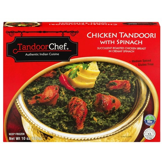 Tandoor Chef Chicken Tandoori W Spinach - 10 Oz