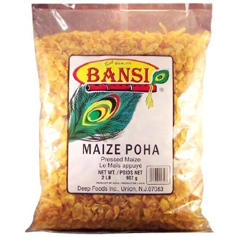 Case of 20 - Bansi Maize Poha - 1 Lb (454 Gm)