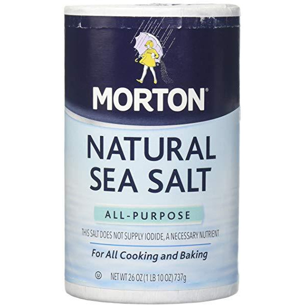 Morton Natural Sea Salt - 26 Oz (737 Gm)