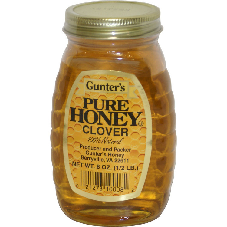 Gunters Pure Honey Clover - 8 Oz