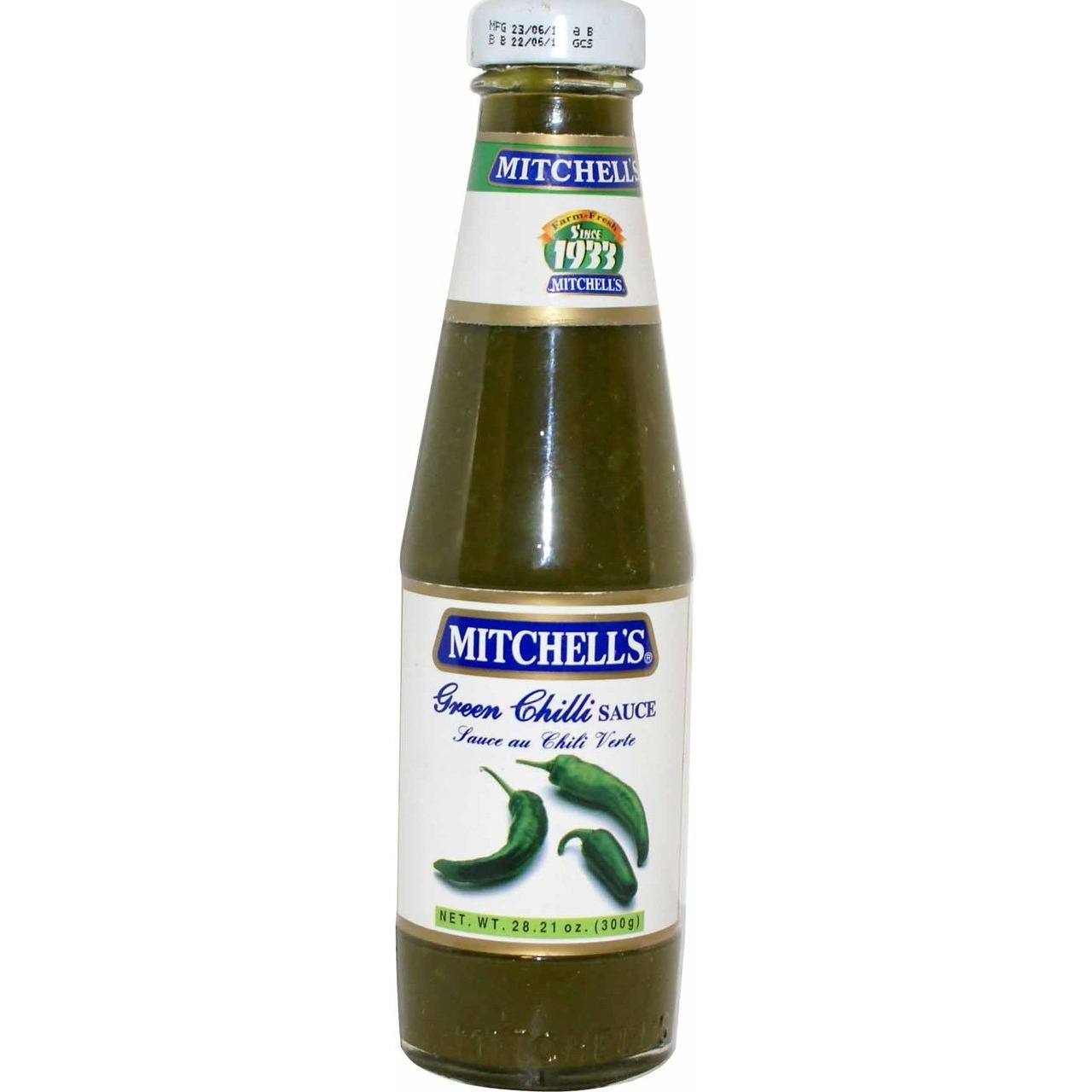 Mitchells Green Chilli Sauce - 28.2 Oz