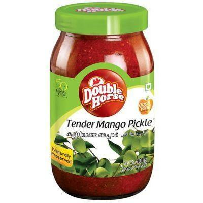 Double Horse Tender Mango Pickle - 400 Gm