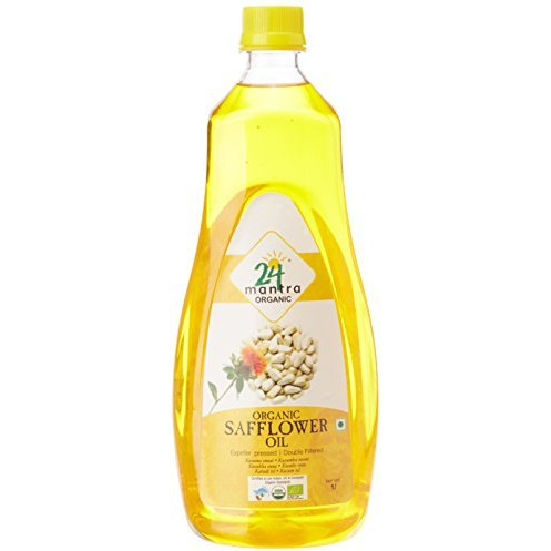 24 Mantra Organic Cold Pressed Kardi (Safflower) Oil - 1 L