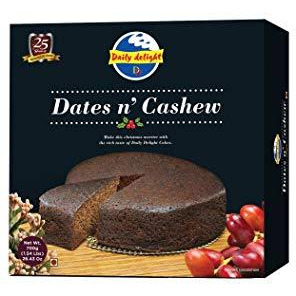 Daily Delight Dates N' Cashew Cake - 700 Gm (24.7 Oz)