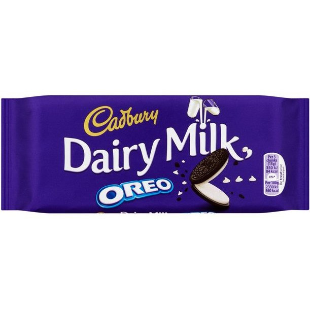 Case of 17 - Cadbury Dairy Milk Chocolate Oreo - 120 Gm (4.2 Oz) [50% Off]