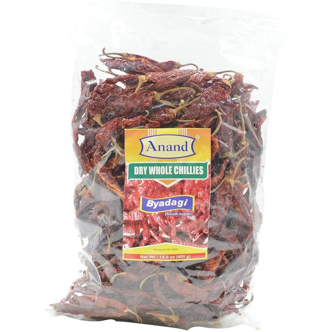 Anand Dry Whole Chillies Wrinkled -  400 Gm (14.08 Oz)
