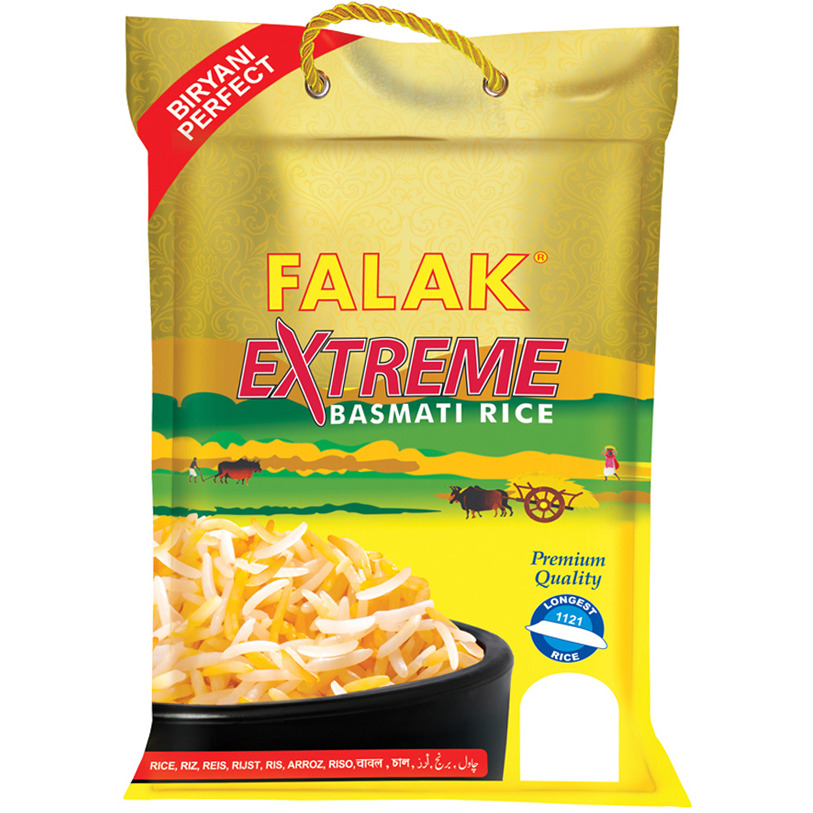 Case of 4 - Falak Extreme Basmati Rice - 10 Lb (4.5 Kg)