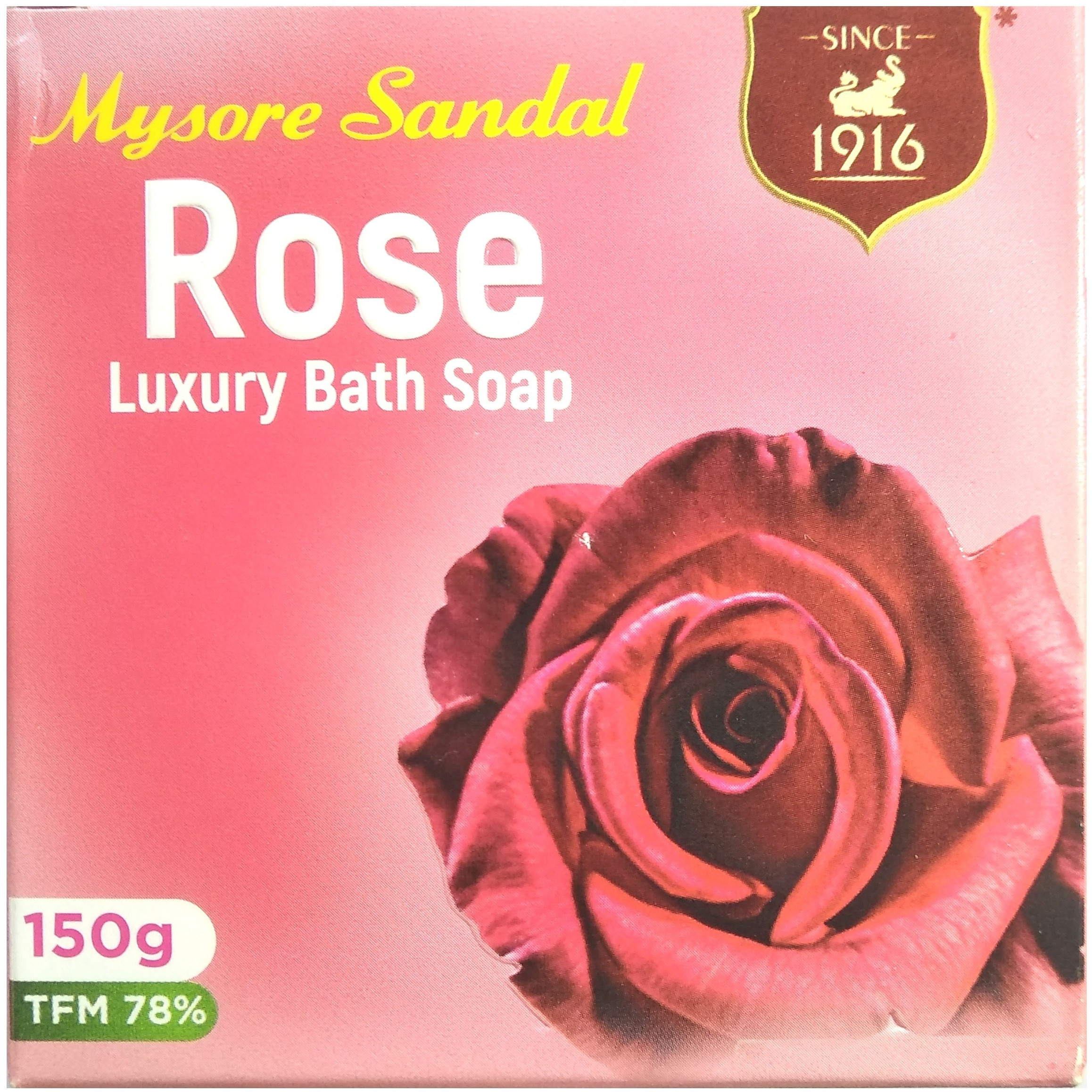 Mysore Sandal Rose Bath Soap - 150 Gm (5.29 Oz)