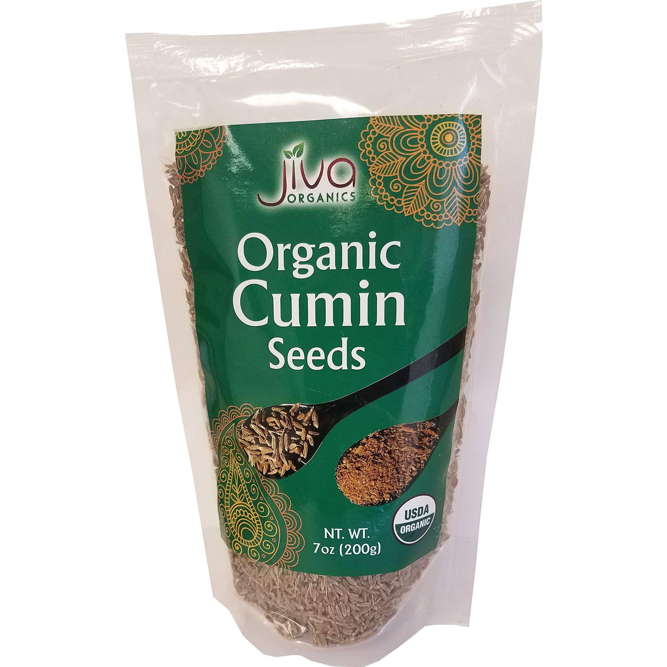 Jiva Organics Organic Cumin Seeds - 200 Gm (7.0 Oz)