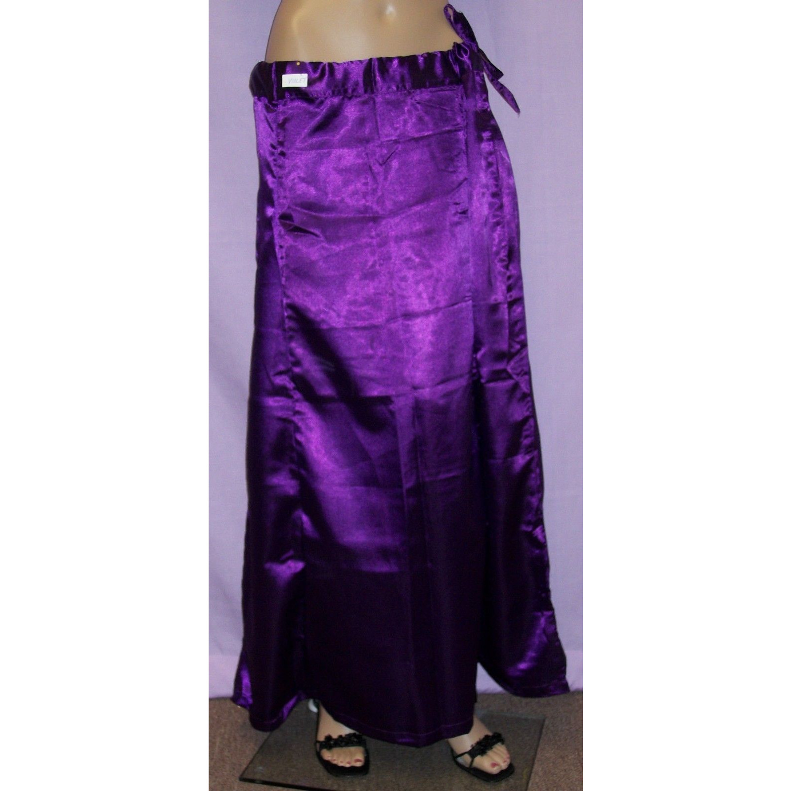 Petticoat 508 Satin Underskirt Inskirt Saree Petticoat Large Size Assorted Color