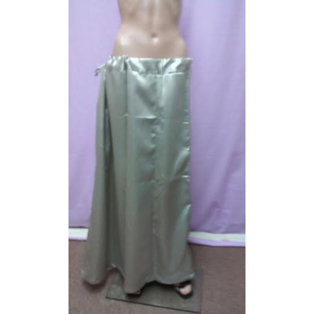 Petticoat 508 Satin Underskirt Inskirt Saree Petticoat Large Size Assorted Color (Color: Light Yellow #3452, Golden Yellow #3202,  Saffron Yellow #4195, Olive Green #3478, Celery Green #3817,  Bottle Green #3216, Light Green #7513,  Medium Green #3481, Peacock Green #7511, Parrot Green #3476, Turquoise Blue #3205,  Light Blue #3472, Burgundy #2630,  Maroon #2617, Red #3821,  Light Pink #4198,  Medium Pink #4200,  Melon Pink #3469,  Salmon Pink #3466,  Light Purple #3459,  Silver #7514,  Copper G