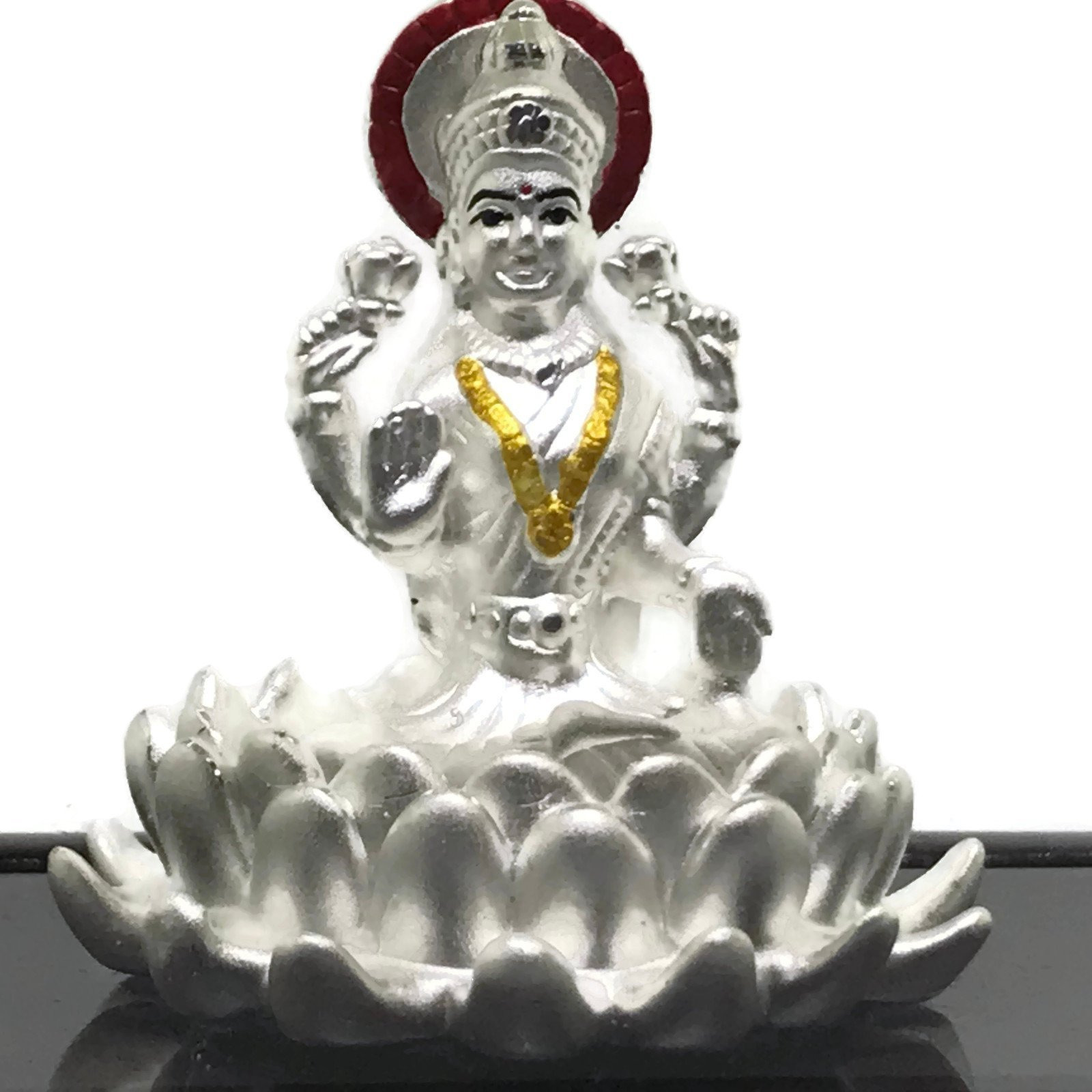 999 Pure Silver Lakshmi / Laxmi Idol / Statue / Murti (Figurine 02) (Shipping  (5-6 DAYS) +0)