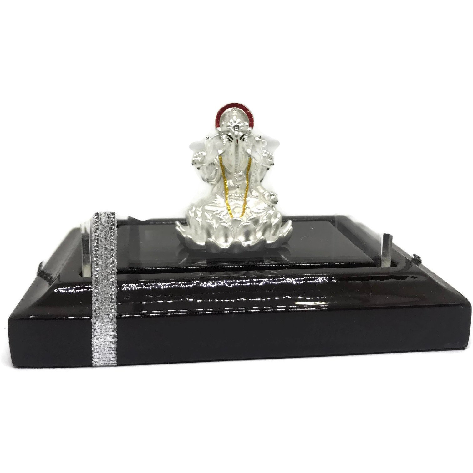999 Pure Silver Ganesha/Ganpathi Idol/Statue / Murti (Figurine 09)