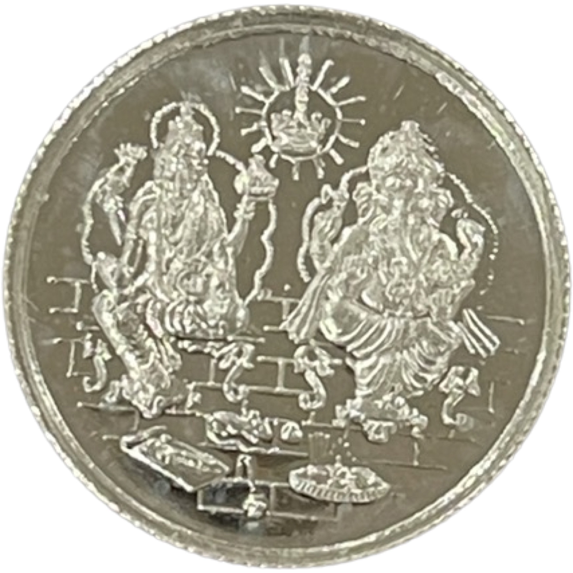 Ganesha Lakshmi/Laxmi Pure Silver (999) 5 Grams Coin (Shipping FREE SHIPPING (5-6 DAYS) +0)