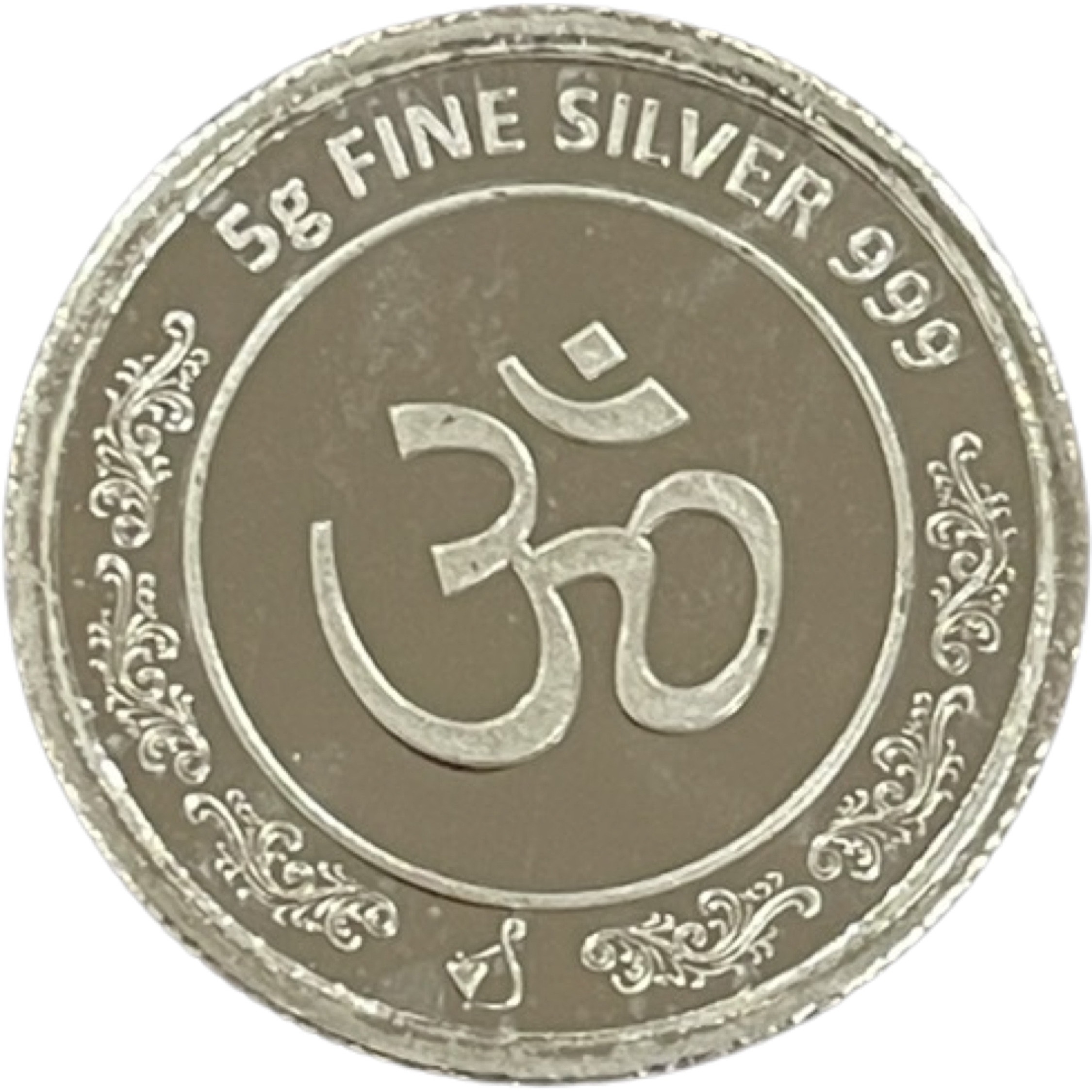 Ganesha Lakshmi/Laxmi Pure Silver (999) 5 Grams Coin (Shipping: FREE SHIPPING (5-6 DAYS) +$0)