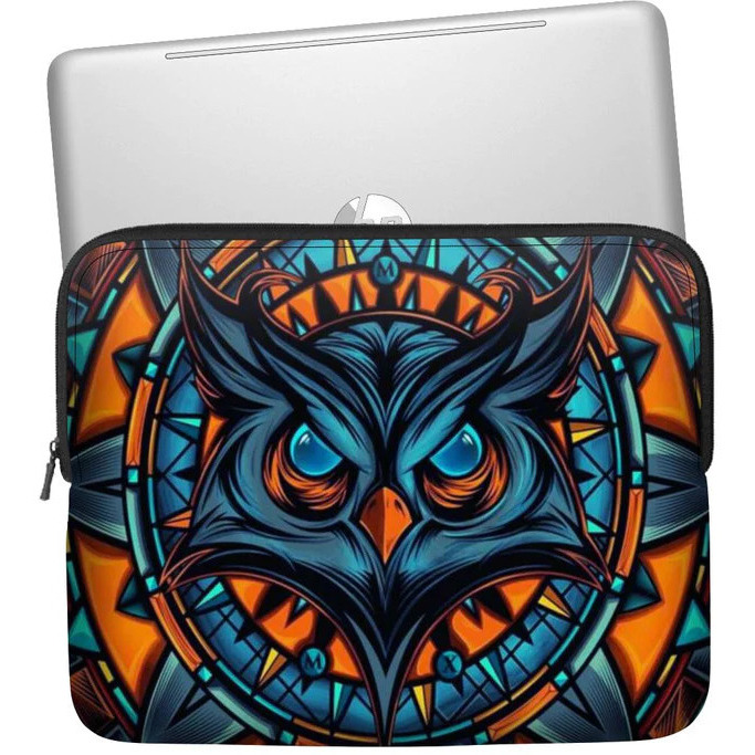 MIGHTY OWL ORANGE LAPTOP SLEEVE