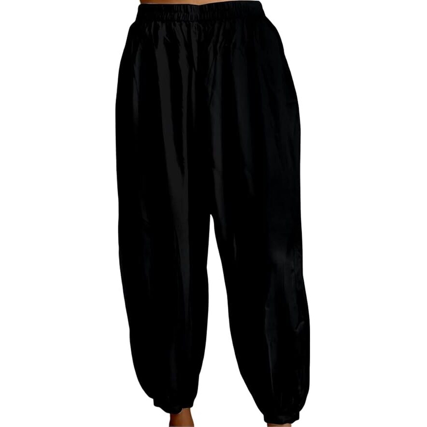 Women's Rayon Solid Casual Afghani Pants/Salwar (Size 2XL)