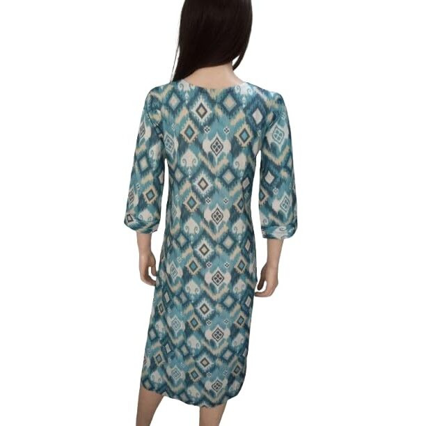 ESHITA Fashion Womens Pure Cotton Kurti Daily and Office WEAR Blue (Size 2XL)