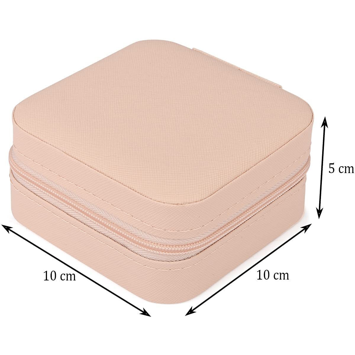 Mini Jewelry Organizer Box for Women Travel Ring, Pendant, Earring, Necklace Storage Case PU Leather jewellery organisers Home Organizer (MULTICOLOR)