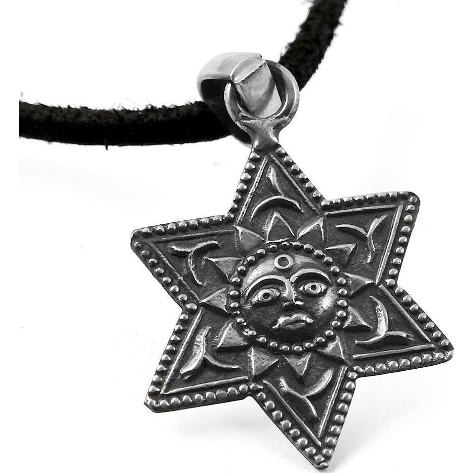 Star Design  925 Sterling Silver Pendant