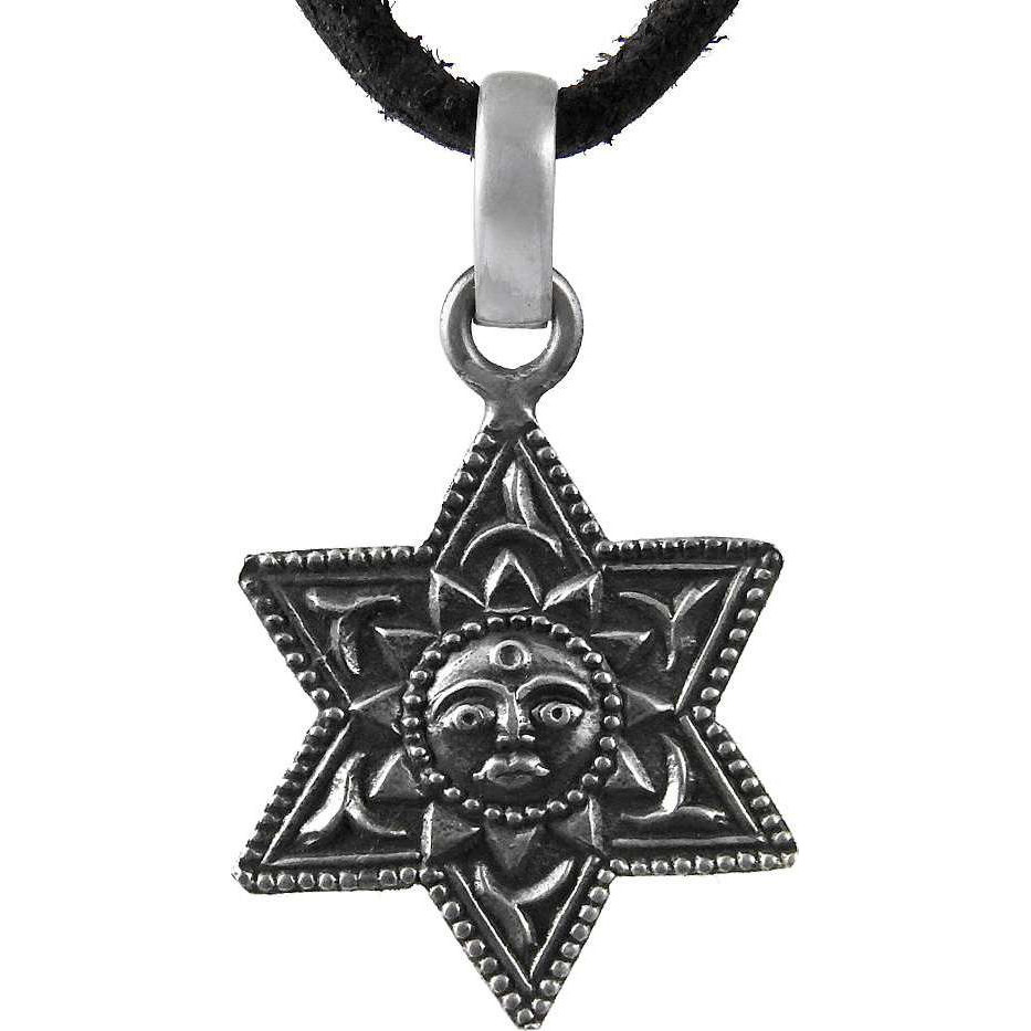 Star Design  925 Sterling Silver Pendant