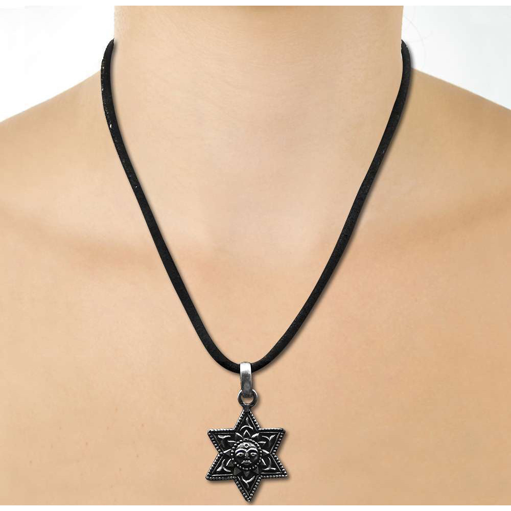 Star Design  925 Sterling Silver Pendant
