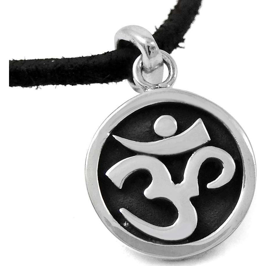 Big True Emotion 925 Sterling Silver OM Pendant