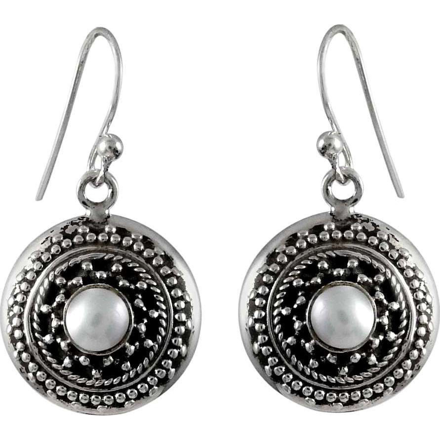 Awesome!! 925 Silver Pearl Earrings