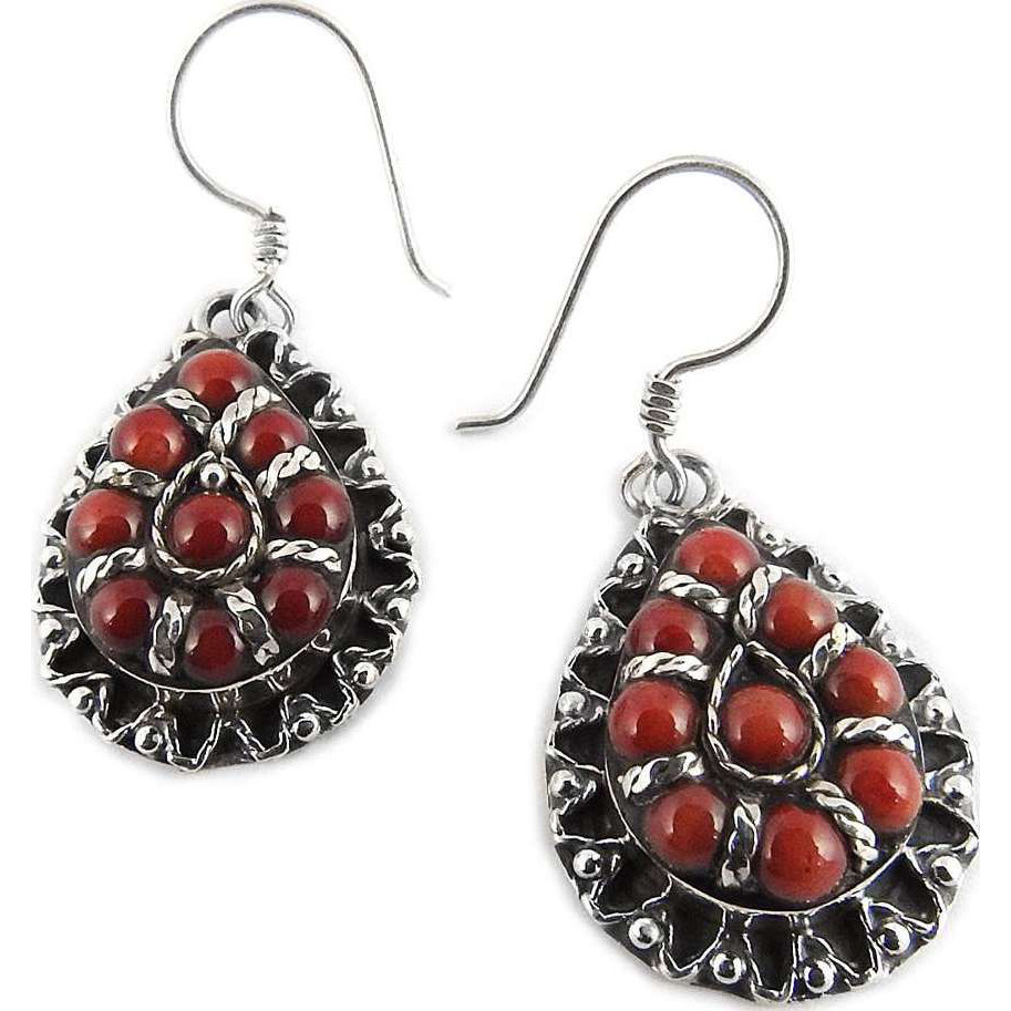 New Design 925 Silver Coral Earrings