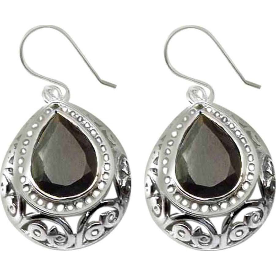 Beautiful 925 Silver Garnet Earrings Wholesale