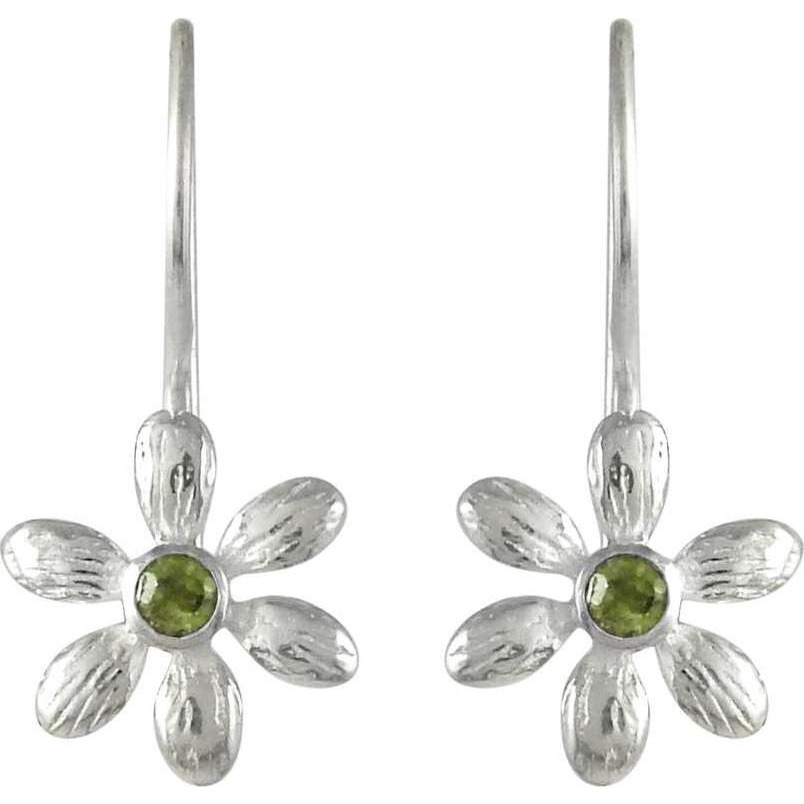 Shine!! Peridot 925 Sterling Silver Earrings